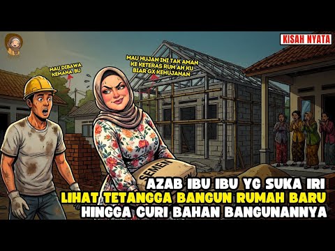 AZAB IBU IBU IRI YG LIHAT TETANGGA BANGUN RUMAH BARU HINGGA CLONG BAHAN BANGUNANII SINETRON AZAB