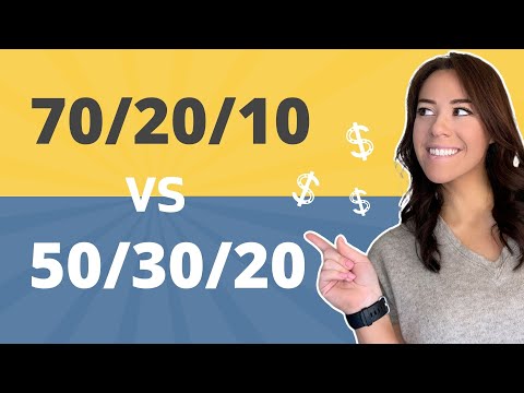 Budget Money Rules: 70/20/10 vs 50/30/20 - Which is BEST?