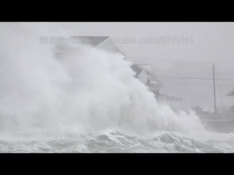 Powerful Blizzard Blasts Scituate MA High Winds & Storm Surge 3/13/2018