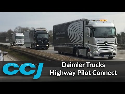 Daimler Trucks Highway Pilot Connect: Truck Platooning