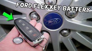 FORD FLEX KEY FOB BATTERY REPLACEMENT REMOVAL 2012 2013 2014 2015 2016 2017 2018 2019