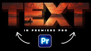 How To Add VIDEO Inside TEXT In Premiere Pro