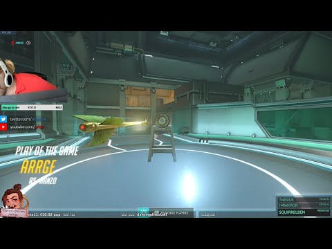 POTG! 25K DMG! ARRGE INSANE HANZO GAMEPLAY OVERWACTH SEASON 25 TOP 500