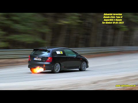 Adamiak Jarosław - Honda Civic Type R - SuperOES 2 Runda Tor Kielce 19-02-2022