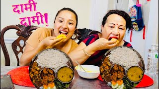 I found my lost video| Nepali Mukbang (from our old house)| Daal Bhat Tarkari