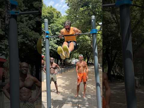 Teaching Strangers to Muscle Up in 5 Minutes