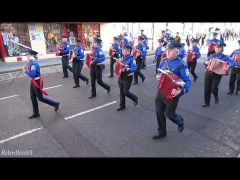 Legananny Accordion Band (No.3) @ UDR2 Memorial Parade ~ Belfast ~ 24/02/24 (4K)