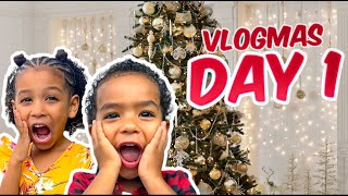 VLOGMAS DAY 1 ** our new tree **