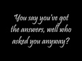 Megadeth-Hook In Mouth lyrics - usuk16 Megadeth-Hook In Mouth lyrics