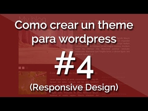 Curso Como crear un theme para wordpress con Responsive Design 1 Introducción
