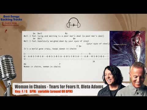 🎙 Woman in Chains - Tears for Fears ft. Oleta Adams Vocal Backing Track with chords and lyrics