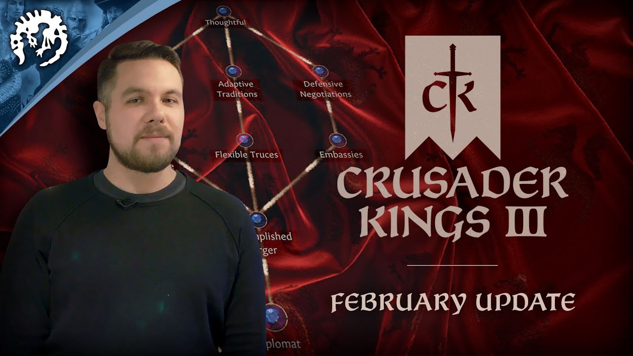 Crusader Kings 3 - February Update - YouTube