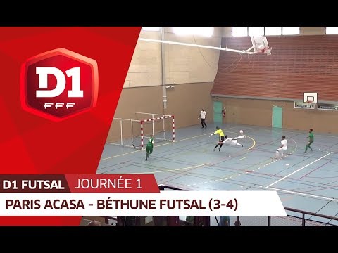 J1 : Paris ACASA - Bethune Futsal (3-4)