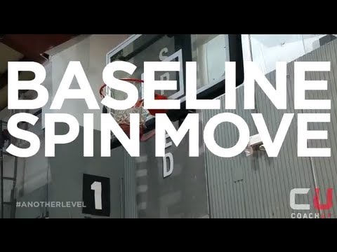バスケットボールのヒント。ベースラインスピンムーブを行う方法 (Basketball Tips: How To Do A Baseline Spin Move)