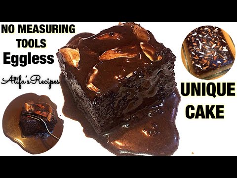 Crazy Chocolate Cake Recipe | NO EGG,NO OVEN,NO CURD,NO CONDENSED MILK,NO BUTTER | Atifa’s Recipes