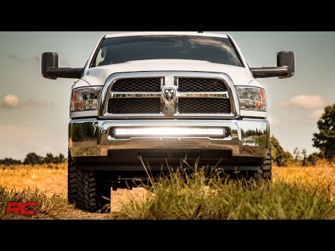 2010-2017 Dodge Ram 2500/3500 40-inch Curved LED Light Bar Bumper Mount by Rough Country
