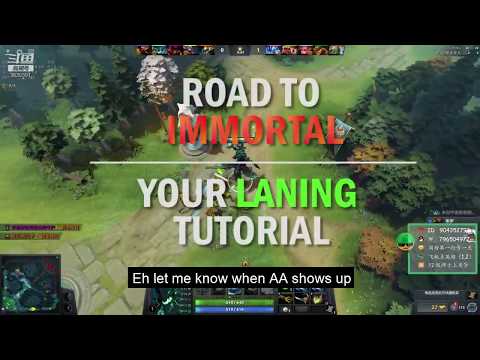 (Laning Tutorial) OD vs Tiny - Refresher Fountain Rape