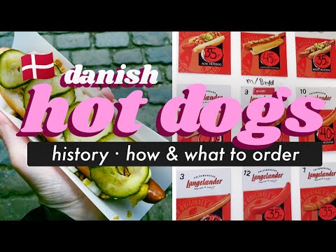 DANISH HOT DOGS I Hot Dog History - Copenhagen Street Food