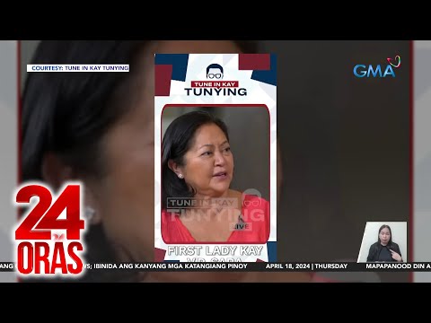 First lady Liza Araneta Marcos sa banat ni FPRRD at pagtawa umano ng VP: "Nasaktan ako" 24 Oras