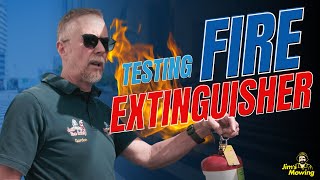 How to test a fire extinguisher with Jim