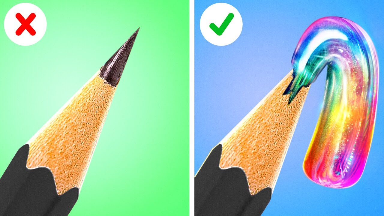 AWESOME DIY ART HACKS ✨ Good vs. Bad Ideas! Make School Fun with 123 GO!