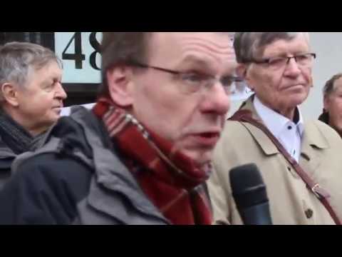 DEMO der betrogenen Rentner in Berlin: Beginn am Nahles-Haus