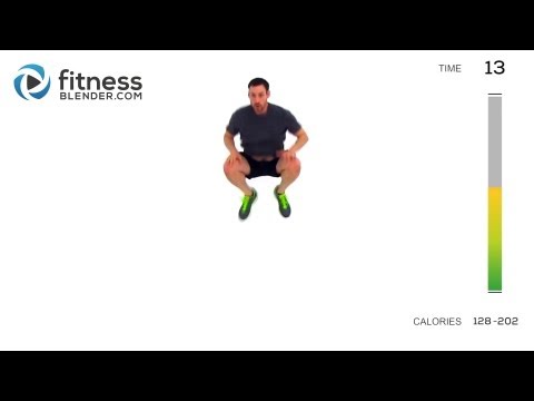 Lower Body HIIT for Strong Legs Fitness Blender HIIT Man Workout