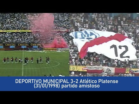 DEPORTIVO MUNICIPAL 3-2 Club Atlético Platense (31/01/1998) partido amistoso