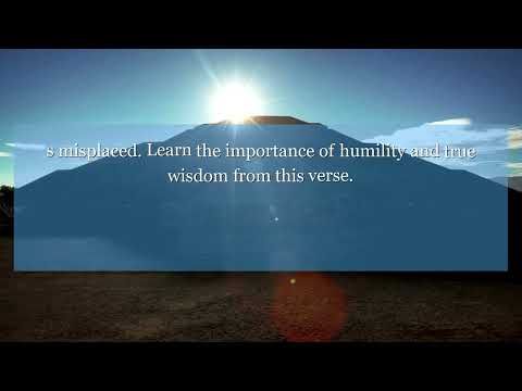 Job 15:31 Let him not put his hope in what is false, falling into error: for he will get deceit as