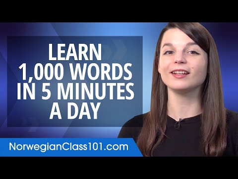 How to write 1,000 Norwegian Words in a 5 Minutes a Day