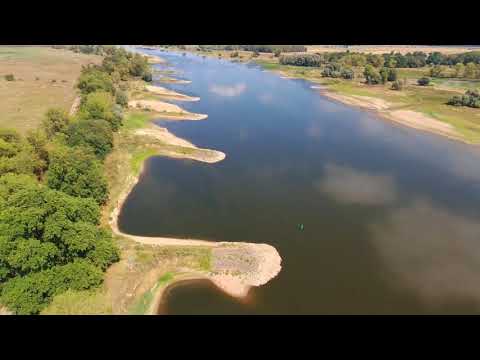 Billberge, die Elbe von oben