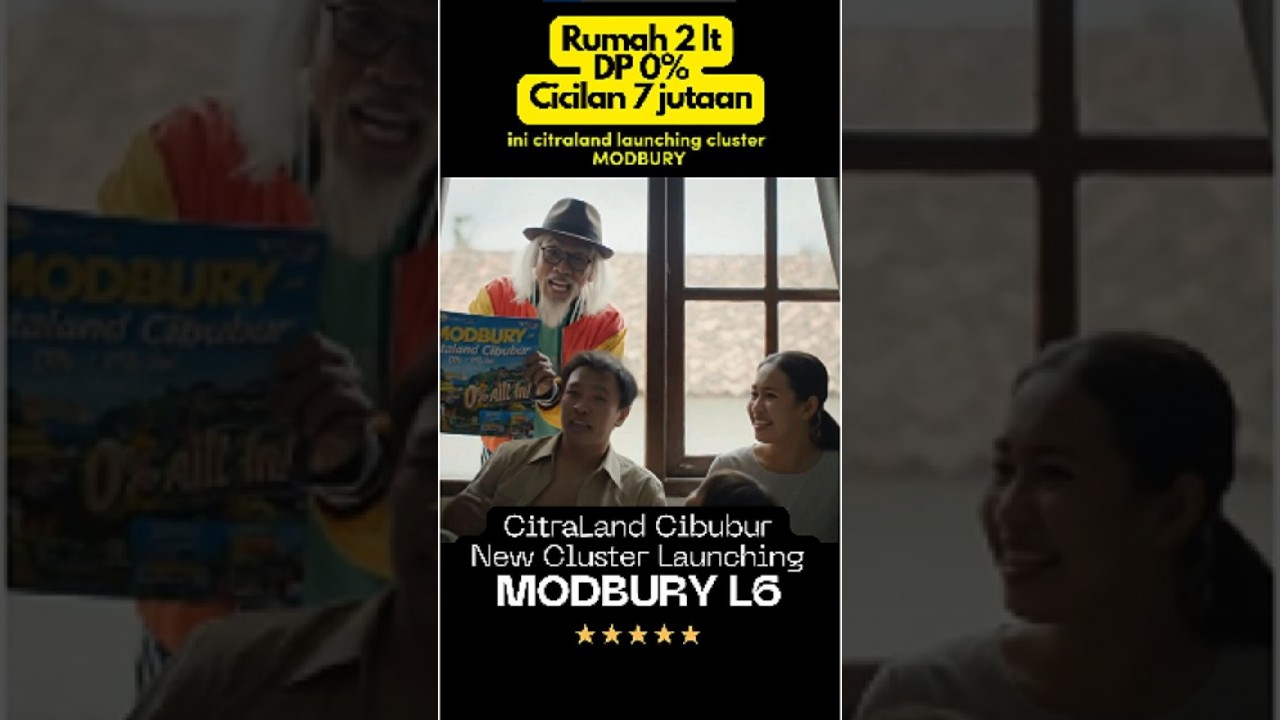 New Cluster Launching MODBURY CitraLand Cibubur. 2 lantai cicilan mulai 7 jutaan  #rumahpilihan