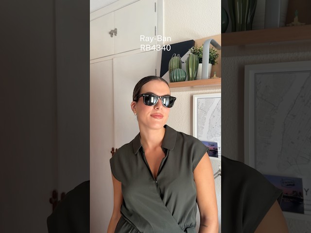 Vídeo relacionado con Ray-Ban 4340 Gafas de Sol, Black, 50 Unisex-Adulto