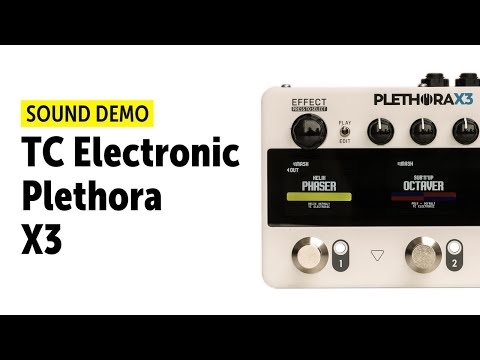 Демонстрация звучания процессора TC Electronic Plethora X3
