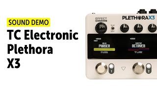 Video thumbnail for TC Electronic Plethora X3 - Sound Demo (no talking) by Guitar Bonedo