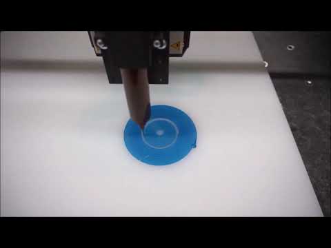 3D Printing Demo w/ Overhead Gantry XYZ Stage - Multi-Axis Spiral Constant Velocity Motion Control
