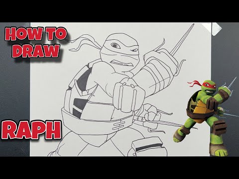 How To Draw Raph | TMNT 2012 | Step By Step #drawing #tmnt2012 #tmnt