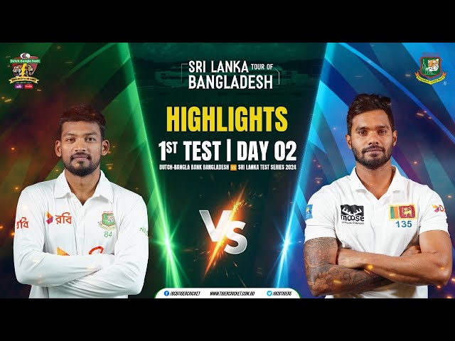 Highlights | 1st Test | Day 02 | Bangladesh vs Sri Lanka