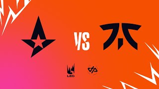LEC Summer Split 2022 - W8D1 - AST vs FNC