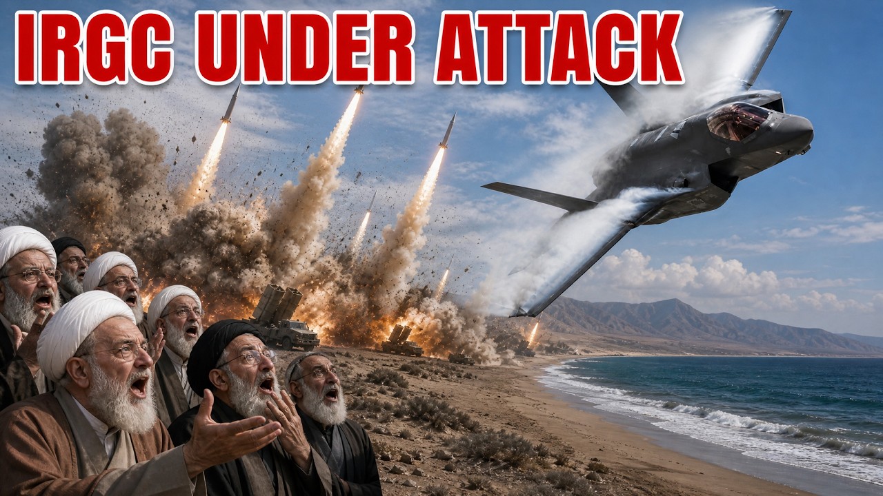 U.S. Military ERASED Iran's Mine Rockets & IRGC FIRED Back