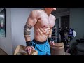 근성장 100% 밀기운동 홈트 루틴!! | 어깨&가슴&삼두 운동 | 다이어트 중간점검 포징 비교