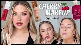 CHERRY MAKEUP grwm 🍒 RED… the new IT GIRL colour