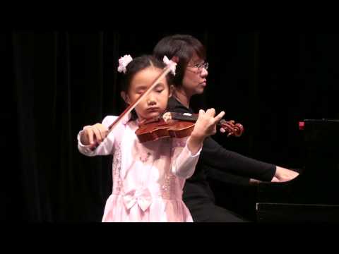 Mercedes Cheung, 6 Years Old: Zigeunerweisen ( Sarasate ) 