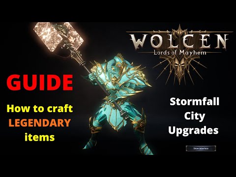 Wolcen: Lords of Mayhem How to Craft LEGENDARY ITEMS!!!!
