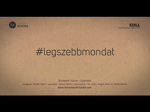 Budapest Voices - Gyémánt (Kimnowak) OFFICIAL