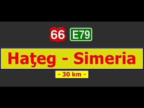 DN 66 (E-79): Haţeg - Simeria (Aug. 27, 2016)