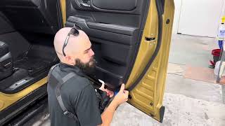 How to Remove Door Panel/Window Gasket on a 2024 Toyota Land Cruiser First Edition 🏆