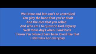 No Regrets - Gary Allan (Lyrics On Screen)