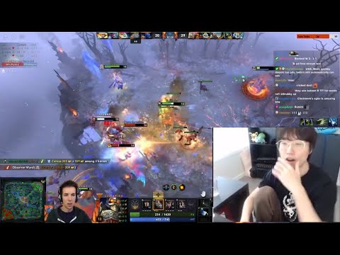 Every Rubick players wet dream in Grubby's game + DuBu's Reaction