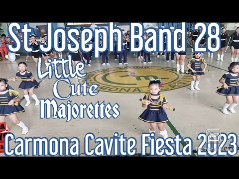 Little Cute Majorettes Presentation St Joseph Band 28 - Carmona Cavite Fiesta 2023